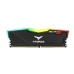 TEAM T-FORCE DELTA II BLACK HS WITH RGB LED 16GB (8GB X 2) DDR4-2666 GAMING MEMORY